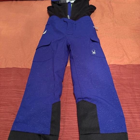 Girls Spyder sparkle ski pants size 7 - Picture 1 of 3